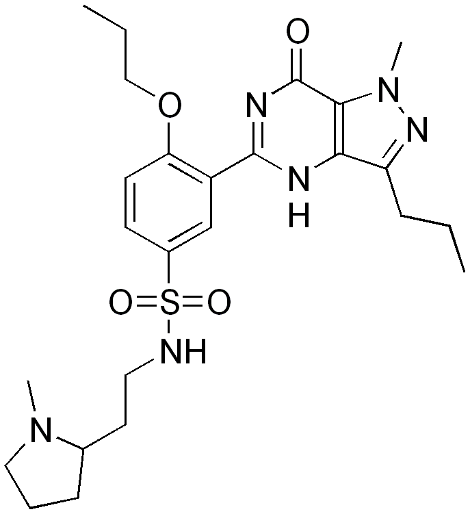 l'inhibiteur PDE5 formule chimique 